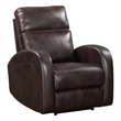 Pemberly Row Set of 2 Contemporary Pebble Brown Power Glider Recliner