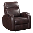 Pemberly Row Set of 2 Contemporary Pebble Brown Manual Glider Recliner
