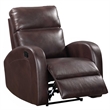 Pemberly Row Set of 2 Contemporary Pebble Brown Manual Glider Recliner