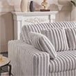 Pemberly Row Sofa Slider Power Recliner Glider in Presley Latte