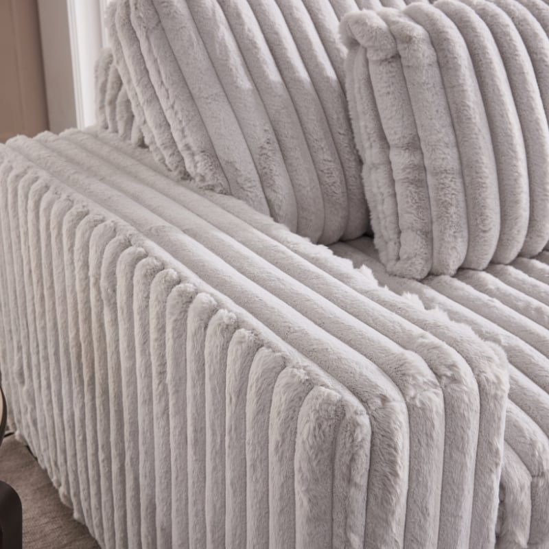 Pemberly Row Sofa Slider Power Recliner Glider in Presley Latte