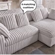 Pemberly Row Sofa Slider Power Recliner Glider in Presley Latte