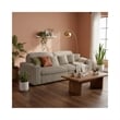 Pemberly Row Sofa Slider Power Recliner Glider in Presley Latte