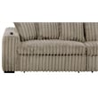 Pemberly Row Sofa Slider Power Recliner Glider in Presley Latte
