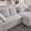 Pemberly Row Sofa Slider Power Recliner Glider in Presley Latte