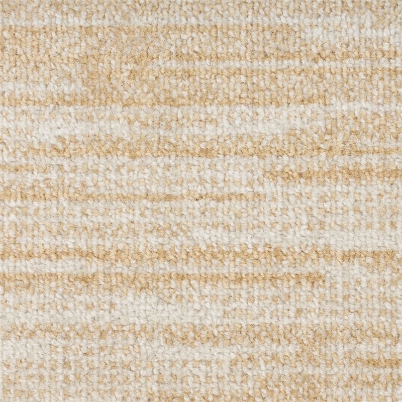 Pemberly Row Contemporary 12' x 15' Ivory Gold Polypropylene Area Rug