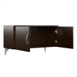 Pemberly Row Cubicle Desk with Storage in Mocha Cherry - Engineered Wood