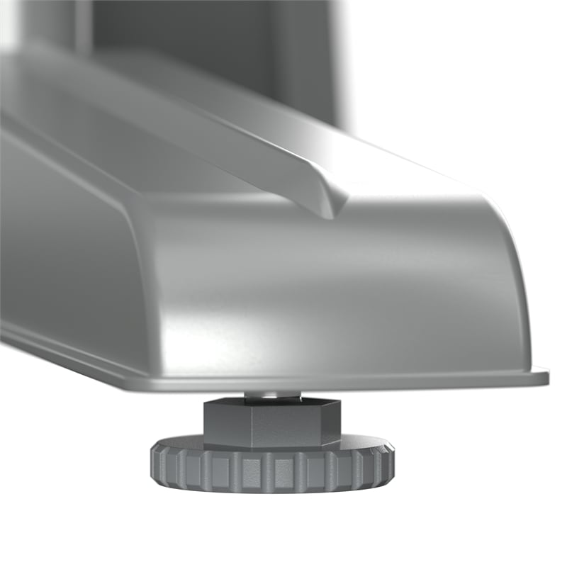 Pemberly Row Set of 4 Engineered Wood L Shaped Cubicle Desk Set in Hansen Cherry