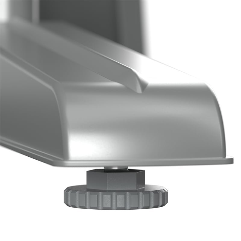 Pemberly Row Set of 2 Engineered Wood Straight Cubicle Desk in Pure White