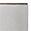 Pemberly Row Upholstered Platform Queen Bed in White Cream Boucle Fabric