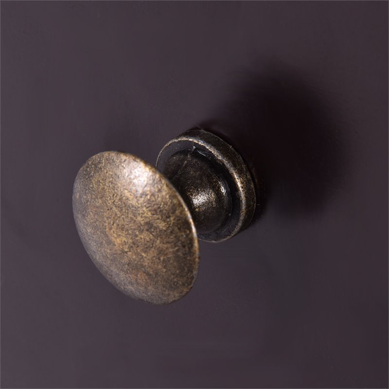 Pemberly Row Contemporary MDF Nightstand with Spacious Tabletop in Brown