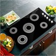 Pemberly Row 36 in. Drop-In Electric Black Ceramic Glass Cooktop