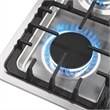 Pemberly Row 36 in. Drop-In Stainless Steel Gas Cooktop in Silver