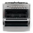 Pemberly Row 36 in. Stainless Steel Dual Fuel Range with Convection Oven