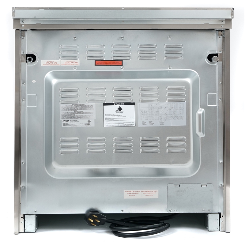 Pemberly Row 36 in. Stainless Steel Dual Fuel Range with Convection Oven