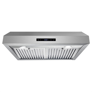 Pemberly Row 30&quot 380 CFM Ducted Under Cabinet Range Hood in Stainless Steel