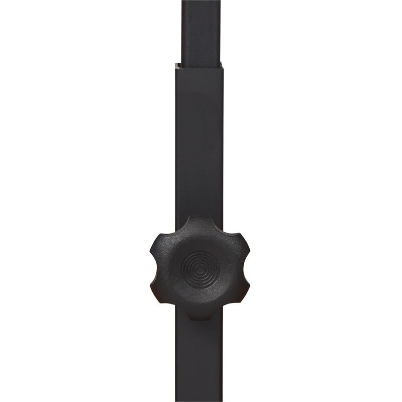 Pemberly Row Portable Presentation Metal Lectern Stand in Mahogany