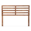 Pemberly Row Modern Walnut Finished Wood Full Size Headboard
