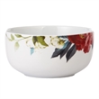 Pemberly Row Modern Porcelain Dinner Set 16 Piece Rose Garden