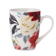Pemberly Row Modern Porcelain Dinner Set 16 Piece Rose Garden