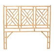 Pemberly Row Bohemian Natural Rattan King Size Standalone Headboard