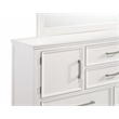 Pemberly Row 4-Piece Wood King Bedroom Set with Nightstand in White