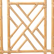 Pemberly Row Bohemian Natural Rattan Queen Size Standalone Headboard