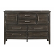 Pemberly Row 4-Piece Wood King Bedroom Set with Nightstand in Nutmeg