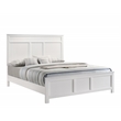 Pemberly Row 4-Piece Wood Queen Bedroom Set with Nightstand in White