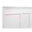 Pemberly Row 4-Piece Wood Queen Bedroom Set with Nightstand in White