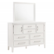 Pemberly Row 4-Piece Wood Queen Bedroom Set with Nightstand in White