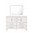 Pemberly Row 4-Piece Wood Cal King Bedroom Set with Nightstand in White