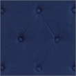 Pemberly Row Contemporary Tufted Full Panel Headboard in Navy