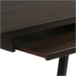 Pemberly Row Contemporary Computer Desk in Dark Chestnut Brown
