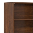 Pemberly Row 66 inch x 30 inch Industrial Bookcase in WALNUT Wood