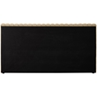 Pemberly Row Contemporary Deep Channel Tufted Rich Camel Velvet King Bed