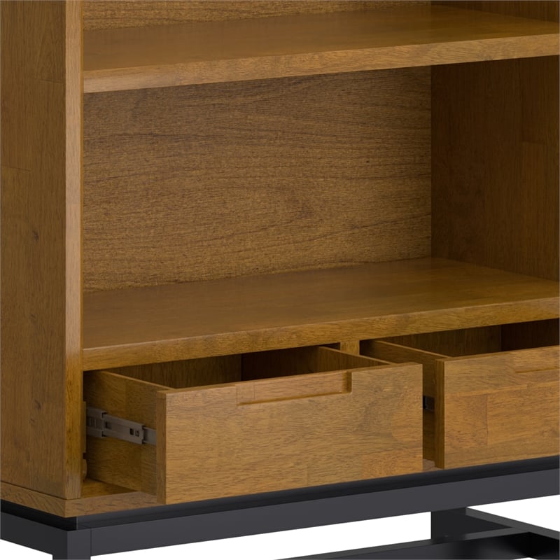 Pemberly Row Hardwood & Metal 66 x 30