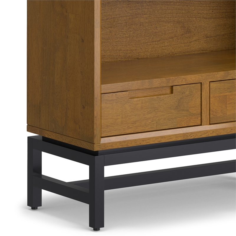 Pemberly Row Hardwood & Metal 66 x 30