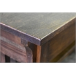 Pemberly Row Arts and Crafts 1 Drawer Wood Coffee Table in Walnut