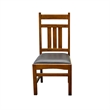 Pemberly Row Arts and Crafts Solid Wood Stow Table Set in Light Oak