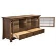 Pemberly Row Arts and Crafts Wood TV Stand for TVs up to 60