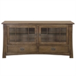 Pemberly Row Arts and Crafts Wood TV Stand for TVs up to 60