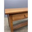 Pemberly Row Arts and Crafts Wood Writing Desk in Cherry Oak
