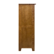 Pemberly Row Craftsman Mission 5-Drawer Solid Wood Dresser in Cherry