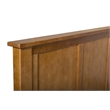 Pemberly Row Craftsman Mission Solid Wood Queen Panel Bed in Cherry