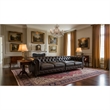 Pemberly Row Top Grain Leather Chesterfield 118