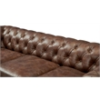 Pemberly Row Top Grain Leather Chesterfield 95