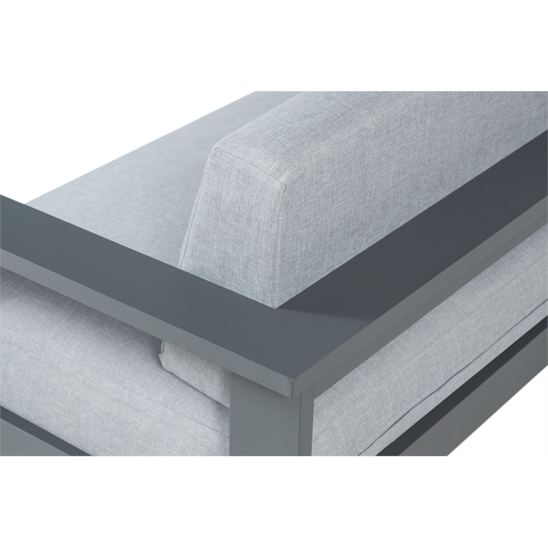 Pemberly Row Aluminum Frame Outdoor 74