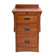 Pemberly Row 3 Drawer End Table with Writing Tray - Michael's Cherry