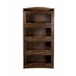 Pemberly Row Mission Quarter Sawn Oak 4 Stack Barrister Bookcase - Wanlut
